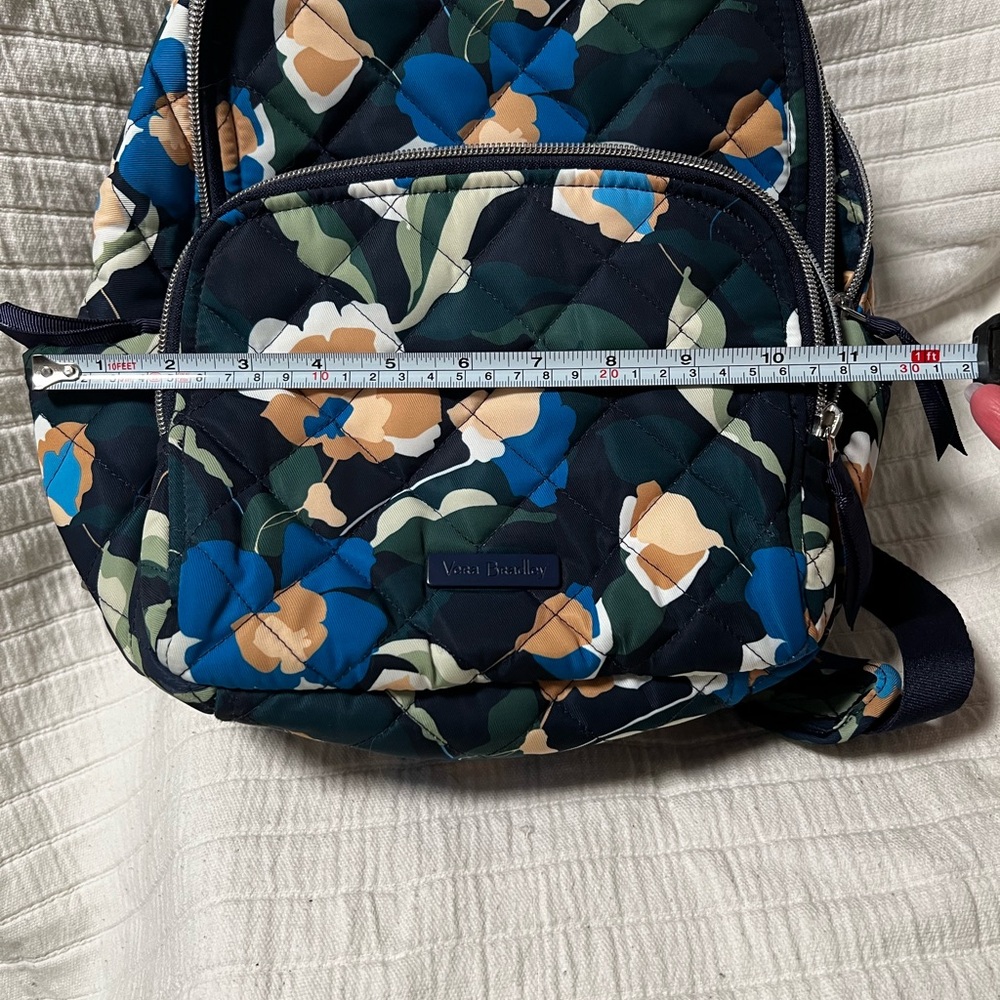 Vera Bradley performance twill mini backpack in Immersed Blooms - Picture 4 of 5